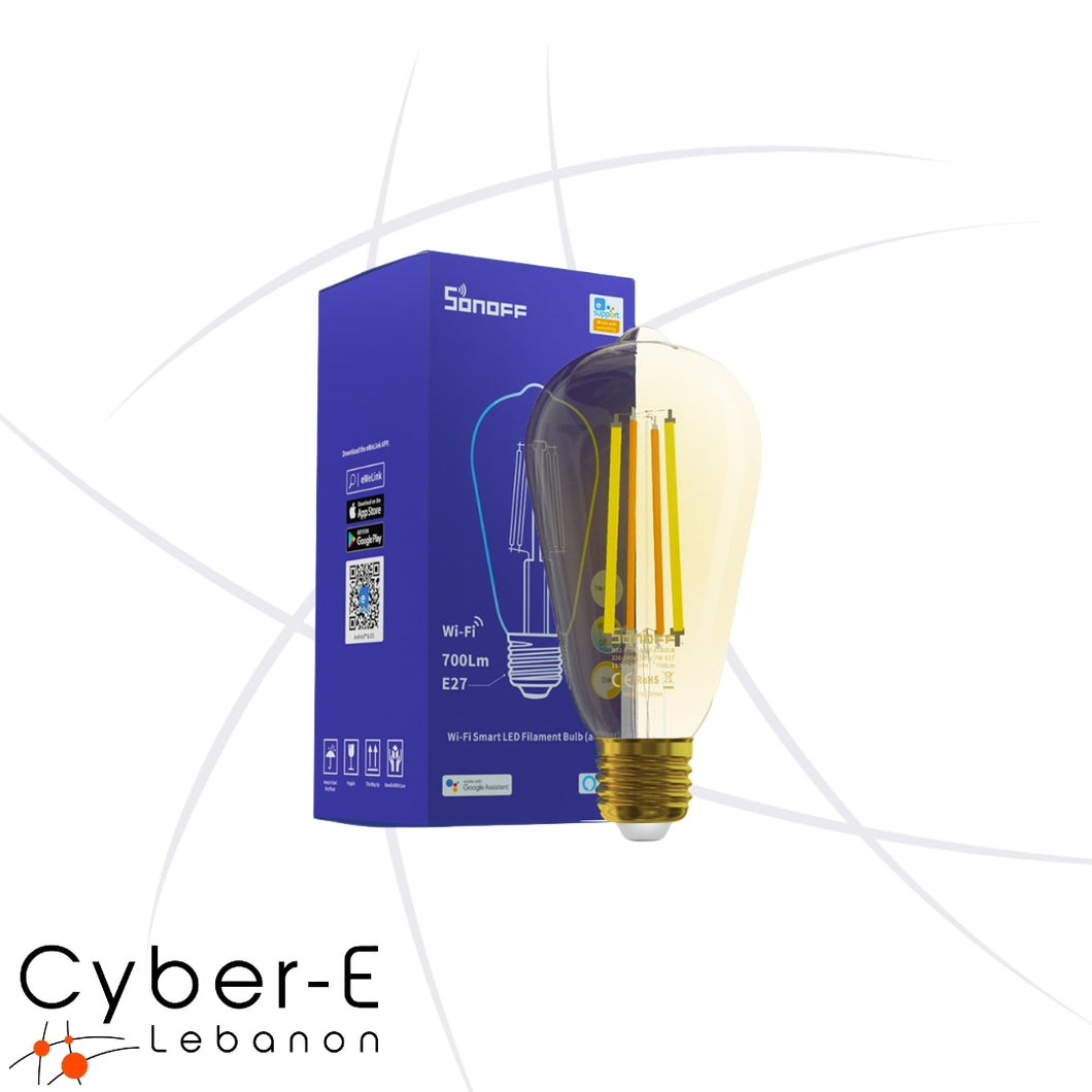 SONOFF Smart WiFi LED Filament Bulb B02-F-ST64