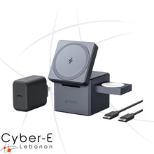 Load image into Gallery viewer, Anker 3-in-1 Cube MagSafe Charger