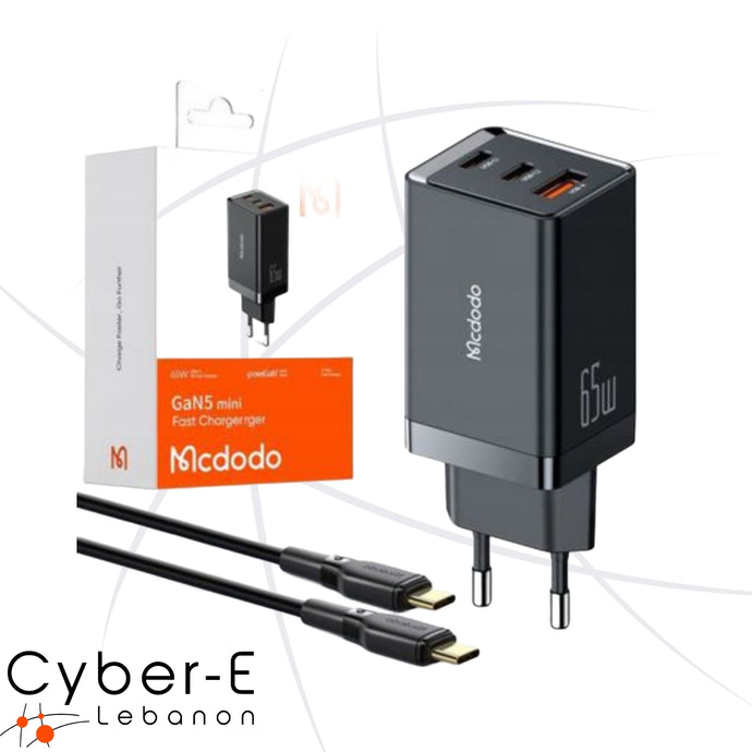 Mcdodo GaN 5 Mini 65W Power Adapter with Cable